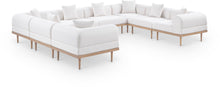Load image into Gallery viewer, Laguna - 8 Piece Resilient Water Resistant Fabric 142" Upholstered Outdoor Patio Modular Sectional