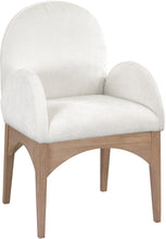 Load image into Gallery viewer, Waldorf - Chenille Dining Arm Chair With Natural Legs