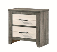 Load image into Gallery viewer, Crown Mark Furniture Rhett 2 Drawer Nightstand in Gray image