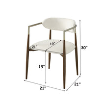 Load image into Gallery viewer, Clayten - Arm Chair (Set of 2) - Brown Oak / Off White