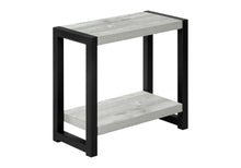 Load image into Gallery viewer, Accent Side Table, Narrow, Small, 2 Tier, Contemporary And Modern