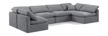 Load image into Gallery viewer, Indulge - Velvet 6 Piece Modular U-Shaped Sectional