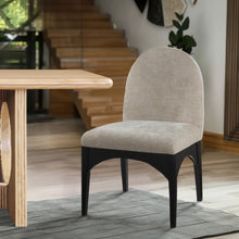 Load image into Gallery viewer, Waldorf - Chenille Dining Side Chair With Black Legs
