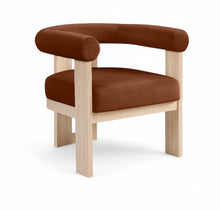 Load image into Gallery viewer, Arienzo - Performance Fabric Upholstered Accent Chair - Natural Base