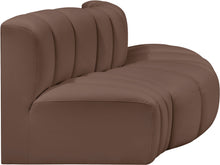 Load image into Gallery viewer, Arc - Faux Leather 3 Piece Modular Sofa