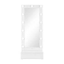 Load image into Gallery viewer, Elisa - Narrow Tall Mirror With Speaker And Drawer