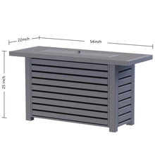 Load image into Gallery viewer, Propane / Gas Outdoor Fire Pit Table With Lid