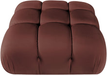 Load image into Gallery viewer, Orin - Velvet Performance Fabric Upholstered Modular Ottoman
