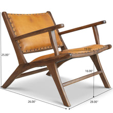 Load image into Gallery viewer, Daniel - Arm Chair - Brown / Tan