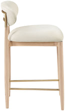 Load image into Gallery viewer, Riccio - Fabric Stool - Natural Frame