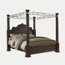 Load image into Gallery viewer, Coventry - Upholstered Panel Canopy Bed
