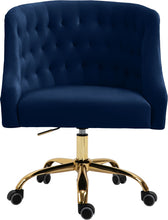 Load image into Gallery viewer, Arden - Office Chair with Gold Legs