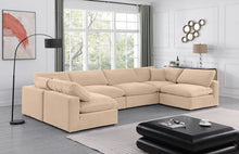 Load image into Gallery viewer, Comfy - 6 Piece Velvet Modular Armless Sectional