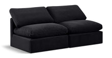 Load image into Gallery viewer, Indulge - Velvet 2 Seat Modular Armless Sofa