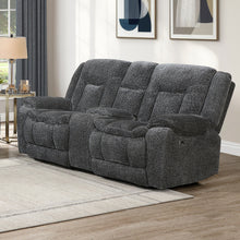 Load image into Gallery viewer, Stanwick - Reclining Console Loveseat With Power Footrest - Gray
