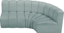 Load image into Gallery viewer, Arc - Faux Leather 3 Piece Sofa