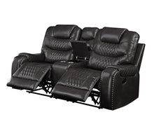 Load image into Gallery viewer, Braylon - Recliner Loveseat With Cupholder Console - Brown