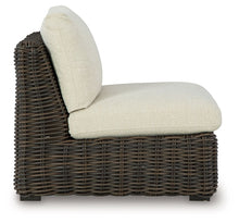 Load image into Gallery viewer, Kimora - Armless Chair With Cushion - Beige / Dark Brown
