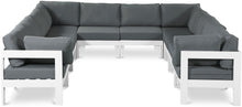 Load image into Gallery viewer, Nizuc - Outdoor Patio 10 Piece Modular Sectional With White Frame