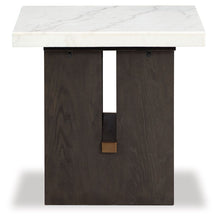 Load image into Gallery viewer, Burkhaus - Rectangular End Table - White / Dark Brown