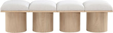 Load image into Gallery viewer, Pavilion - 4 Piece Modular Bench With Natural Base