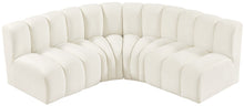 Load image into Gallery viewer, Arc - Velvet 4 Piece Corner Modular Sofa