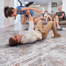 Load image into Gallery viewer, Payas - 6' X 9' Geometric Area Rug - Beige