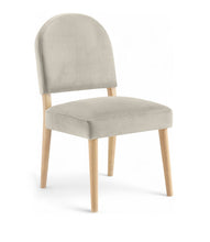 Load image into Gallery viewer, Varinelle - Velvet Dining Chair (Set of 2) - Natural Frame
