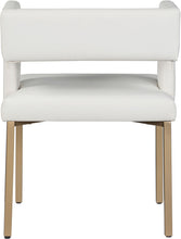 Load image into Gallery viewer, Caleb - Dining Chair with Gold Legs (Set of 2)