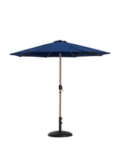 Load image into Gallery viewer, Fiji - Aluminum Patio Umbrella With Round Black And Teak Base