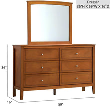 Load image into Gallery viewer, Daniel - Dresser, 6 Drawer