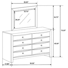 Load image into Gallery viewer, Briana Dresser with Mirror