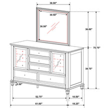Load image into Gallery viewer, Sandy Beach Dresser with Mirror - Ego Home Furniture