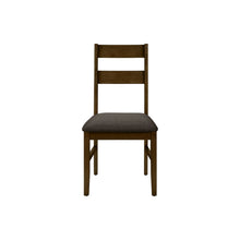 Load image into Gallery viewer, Dining Chair, Upholstered, Side, Dining Room, Transitional (Set of 2) - Brown