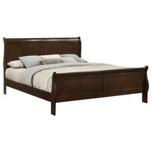 Load image into Gallery viewer, Louis Philippe Sleigh Panel Bed