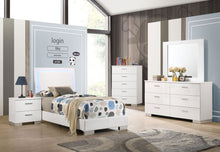 Load image into Gallery viewer, Felicity Panel Bed with LED Lighting