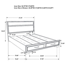 Load image into Gallery viewer, Miranda Panel Platform Storage Bed