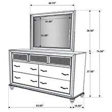 Load image into Gallery viewer, Barzini Dresser with Mirror - Ego Home Furniture