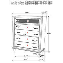 Load image into Gallery viewer, Barzini Chest of Drawers - Ego Home Furniture