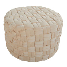 Load image into Gallery viewer, Braided - Versatile Round Ottoman