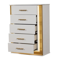 Load image into Gallery viewer, Obsession - 5 Drawer LED Chest - White