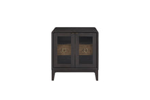 Load image into Gallery viewer, Elure - Glass Door Nightstand - Peppercorn