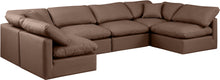 Load image into Gallery viewer, Indulge - Faux Leather 6 Piece Modular U-Shaped Sectional