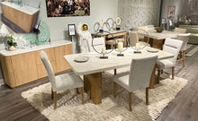 Load image into Gallery viewer, D2504 - 5 Piece Dining Room Set (Dining Table And 4 Dining Chairs) - White / Light Gray