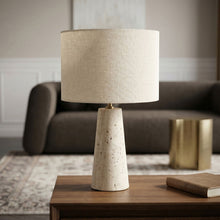 Load image into Gallery viewer, Dolomia - Base And Linen Textured Fabric Shade Table Lamp