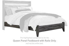 Load image into Gallery viewer, Baystorm - Queen Panel Footboard w/Rails - Gray