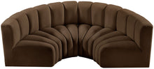 Load image into Gallery viewer, Arc - Velvet 4 Piece U-Shaped Modular Sofa