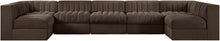 Load image into Gallery viewer, Rummi - Velvet Performance Fabric Upholstered 7 Piece Modular Sectional (With 2 Corner Chairs)