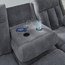Load image into Gallery viewer, Observation Power Reclining Sofa with Drop Down Table