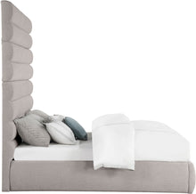 Load image into Gallery viewer, Adam - Linen Fabric Bed With 89" Headboard